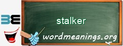 WordMeaning blackboard for stalker